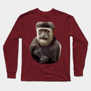 The wonderful eyes of a Colobus monkey Long Sleeve T-Shirt